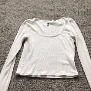 white long sleeve shirt from Pacsun